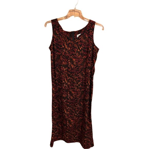 Studio I Women’s Size 12 Petite Printed VNeck Tank Style Maxi Dress Sundress - Picture 1 of 9